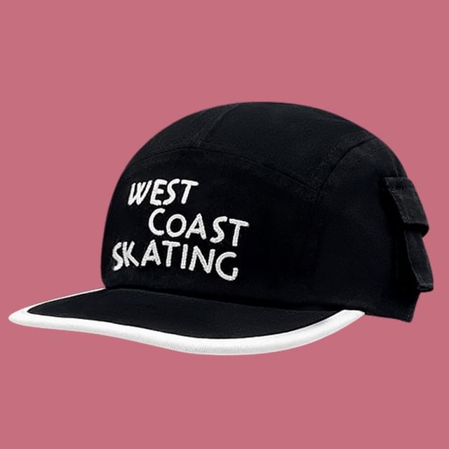 Baseball Lettering Embroidery Cap