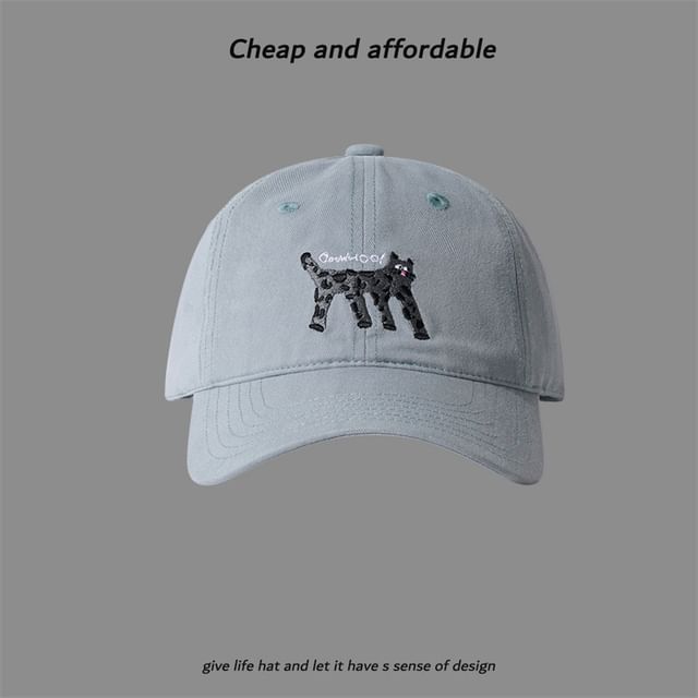 Baseball Cap Cat Embroidered