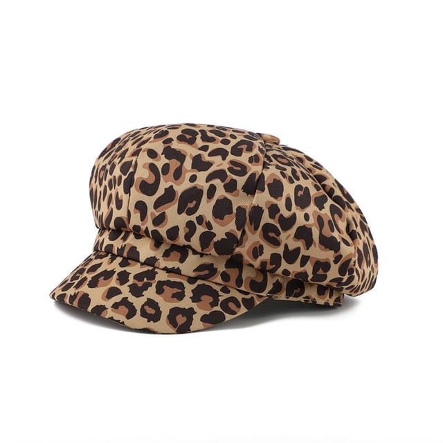 Print Animal Cap Newsboy