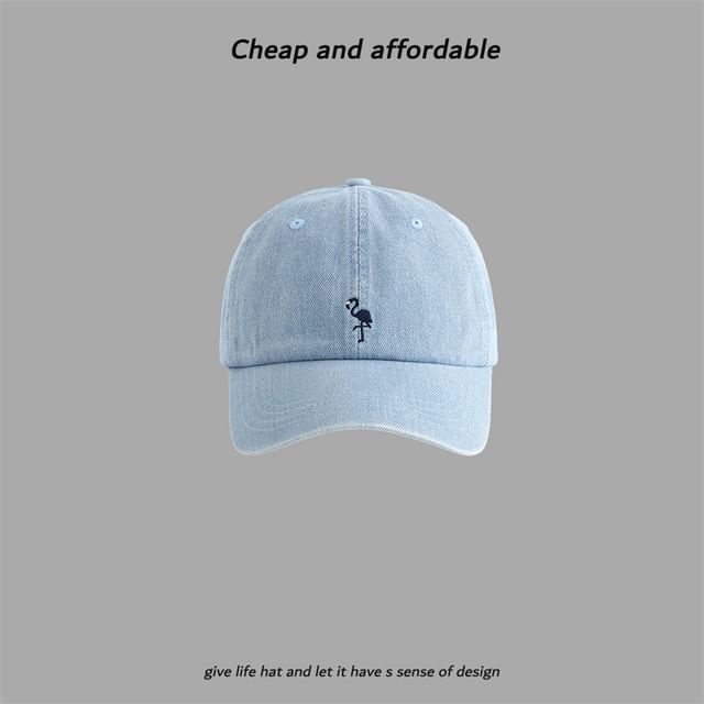 Flamingo Cap Baseball Embroidered