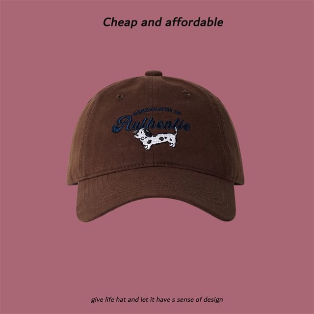 Cap Baseball Embroidered Dog