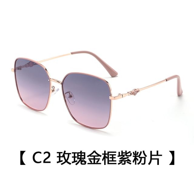 Geometric Frame Sunglasses