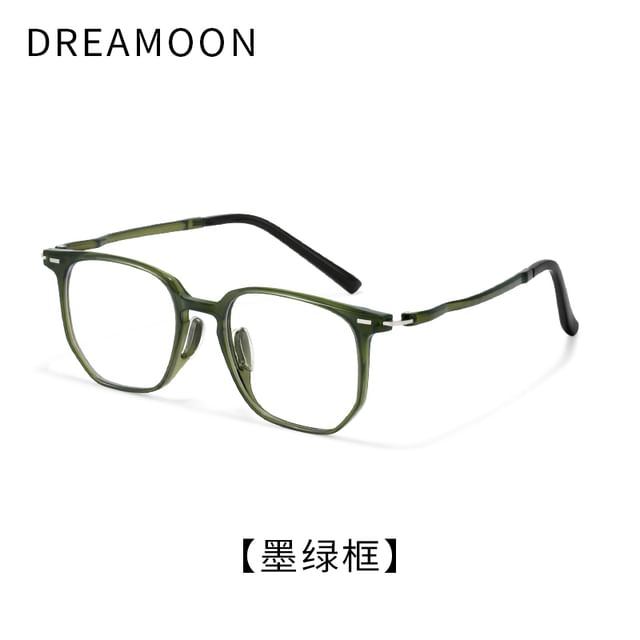 Light Glasses Blue Square Blocking