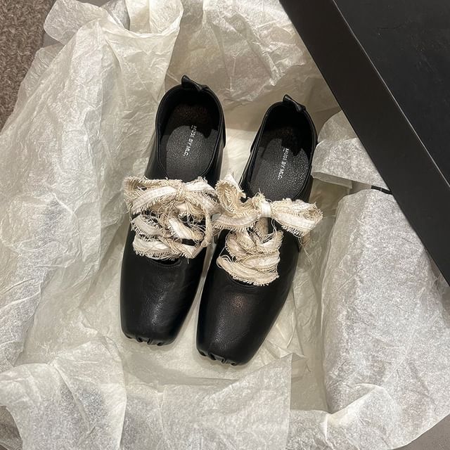 Lace-Ups Block Plain Heel