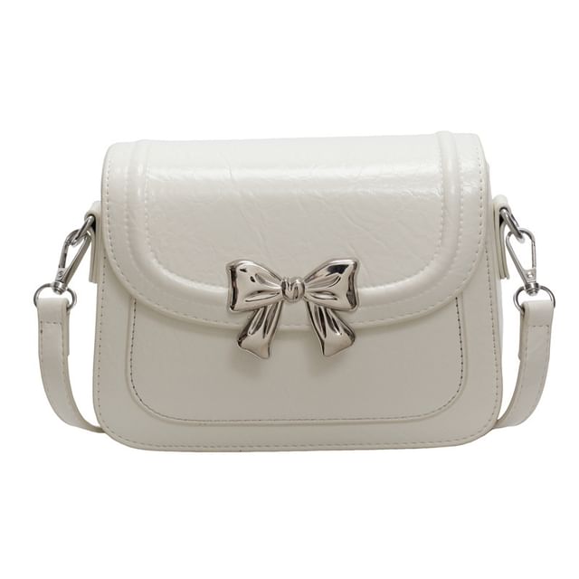 Bag Flap Accent Bow Crossbody