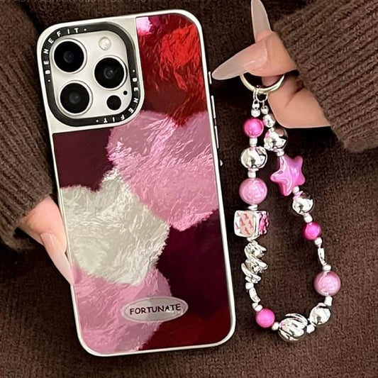 / Strap Set Case Heart Phone