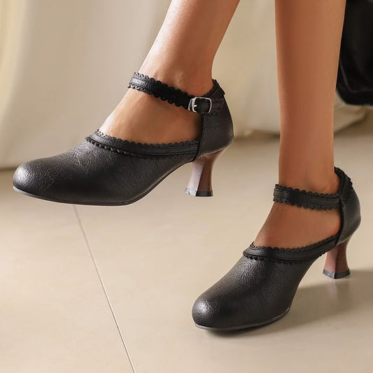 Heel Mary Plain Jane Low Pumps