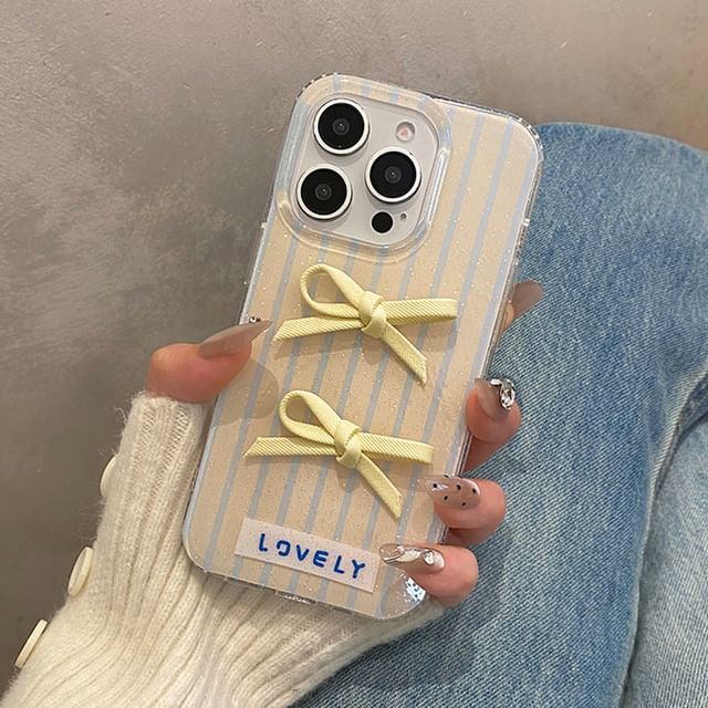 Case Ribbon Phone Striped