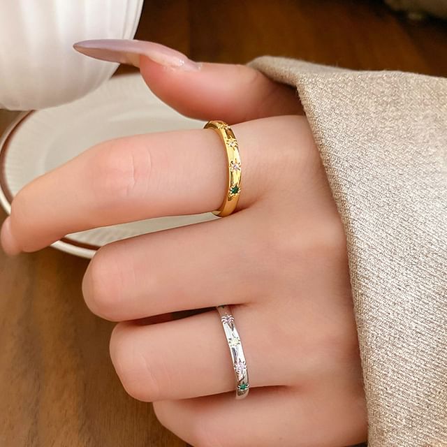 Ring Rhinestone Set