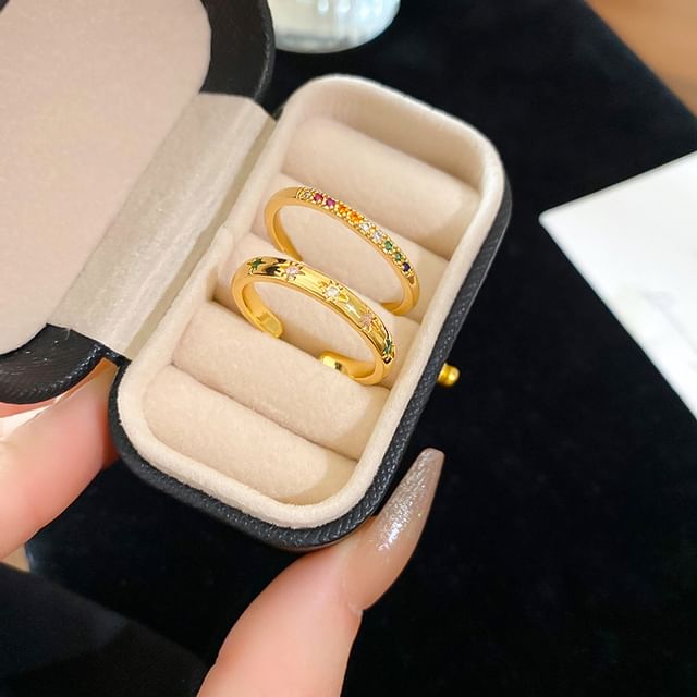 Ring Rhinestone Set