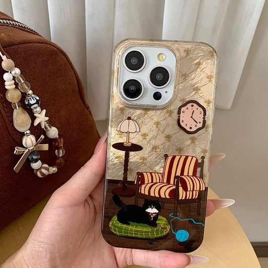 Cat Strap Case Phone with