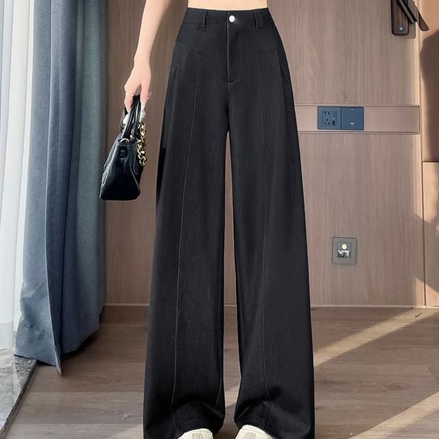 Designs) Jeans (Various High Wide Leg Waist