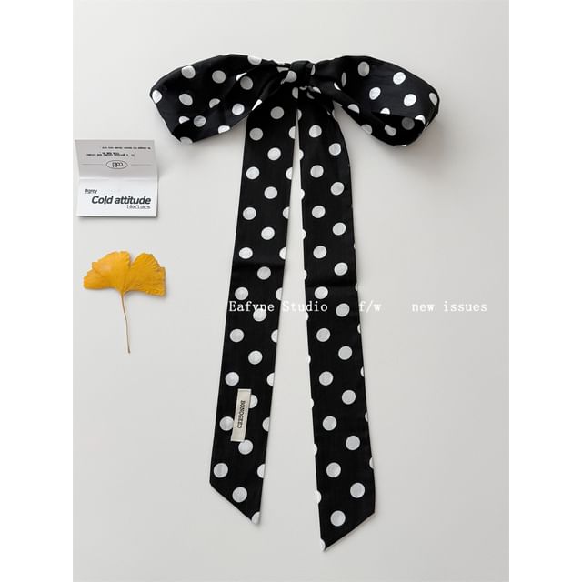 Hair Patterned Scarf Tie