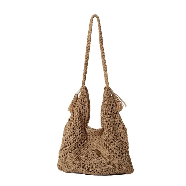Crochet Lace Tote Bag