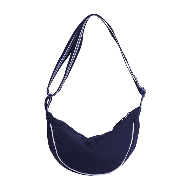 Contrast Striped Crossbody Strap Bag Trim