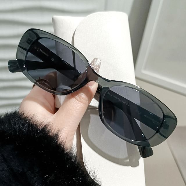 Rectangle Plain Sunglasses