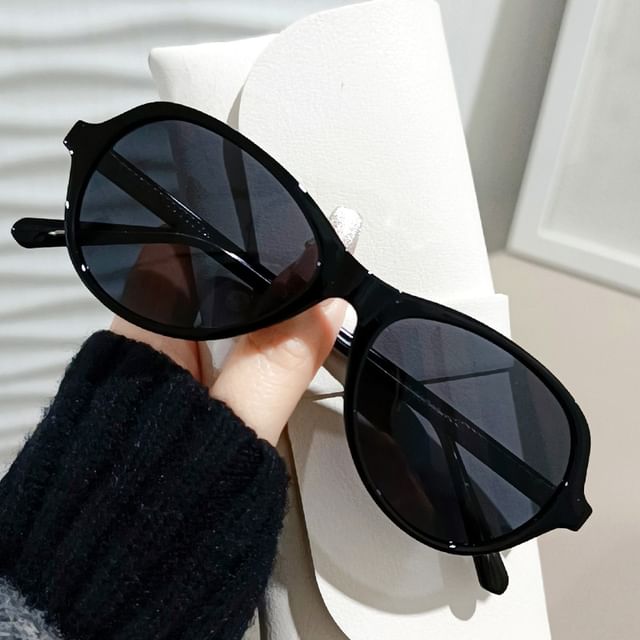 Round Plain Sunglasses