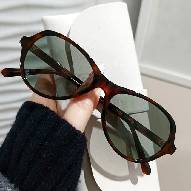 Round Plain Sunglasses
