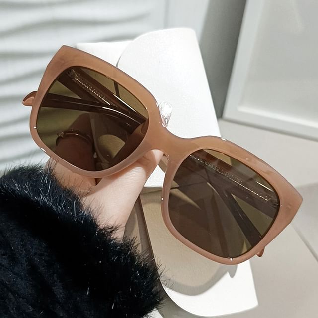 Sunglasses Square Oversized Plain