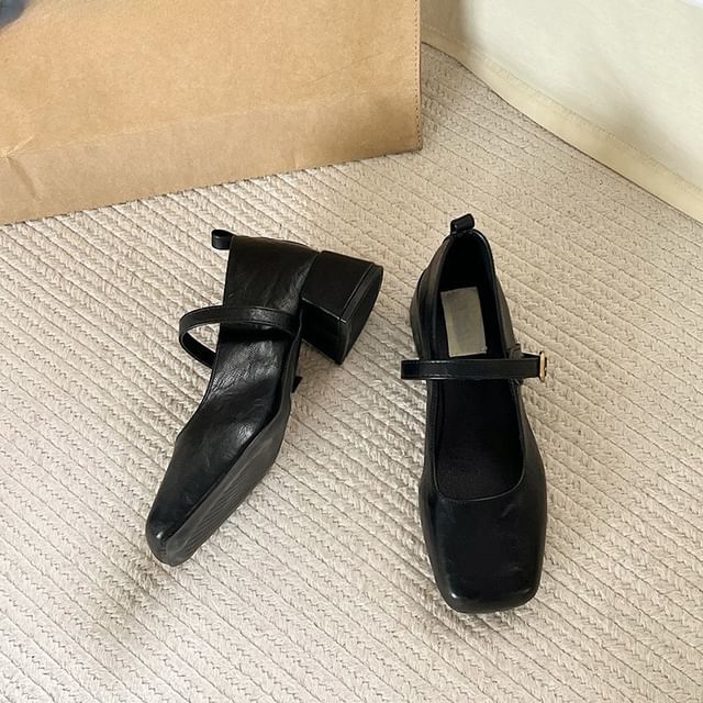 Shoes Heel Jane Mary Chunky