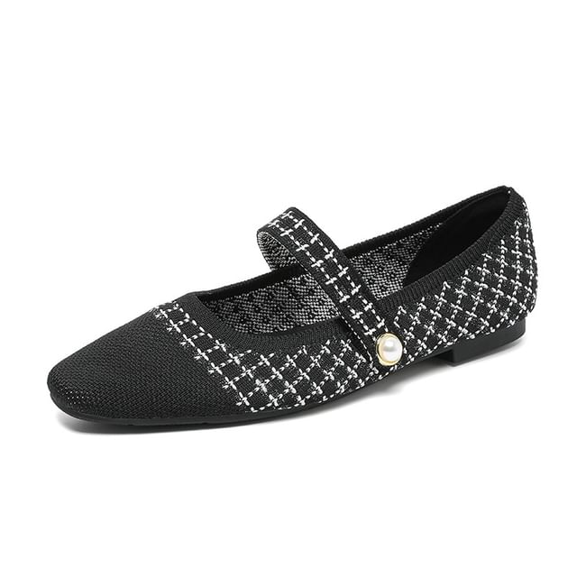 Knit Flats Patterned Jane Mary