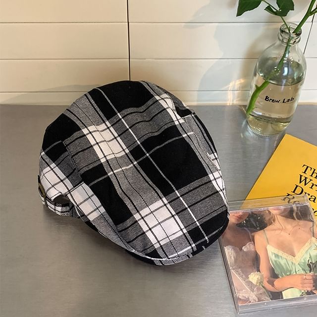 Cap Newsboy Plaid