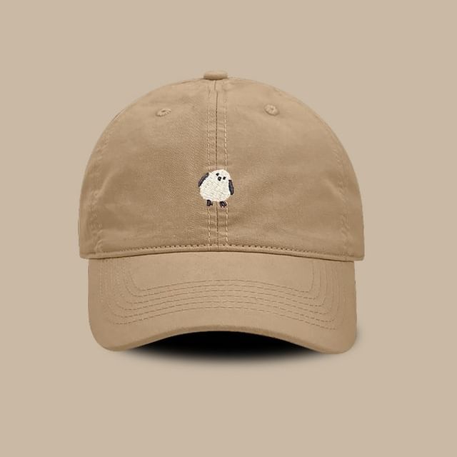 Baseball Cap Embroidered Bird