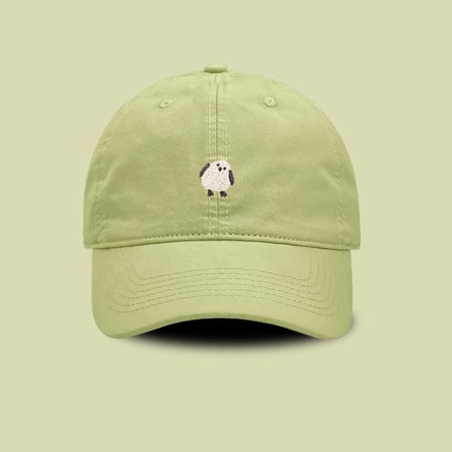 Baseball Cap Embroidered Bird