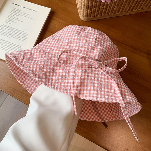 Hat Bucket Plaid