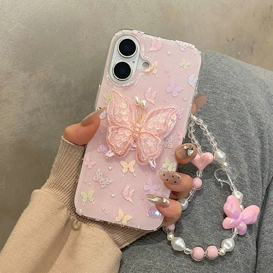 Phone Set Strap Butterfly Adhesive Decoration / Case