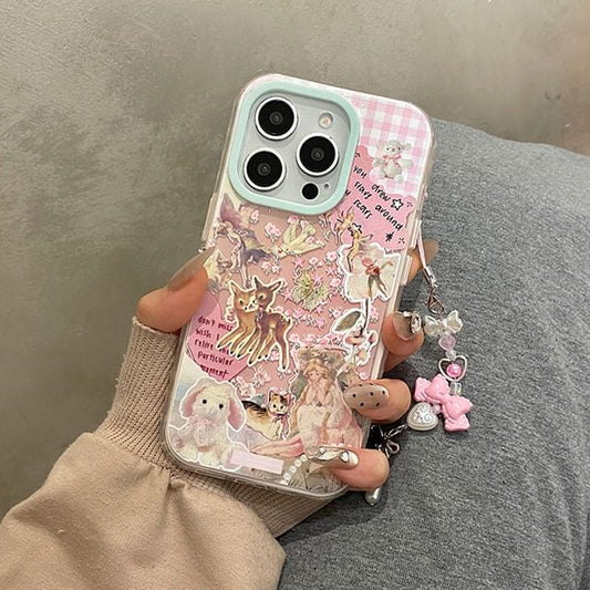 / Case Set Strap Animal Phone