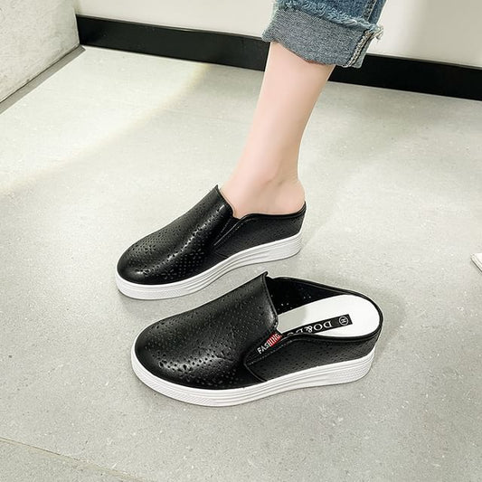 Perforated Platform Mules