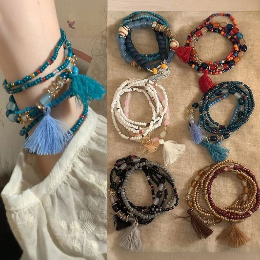 Tassel Designs) (Various Bead Bracelet