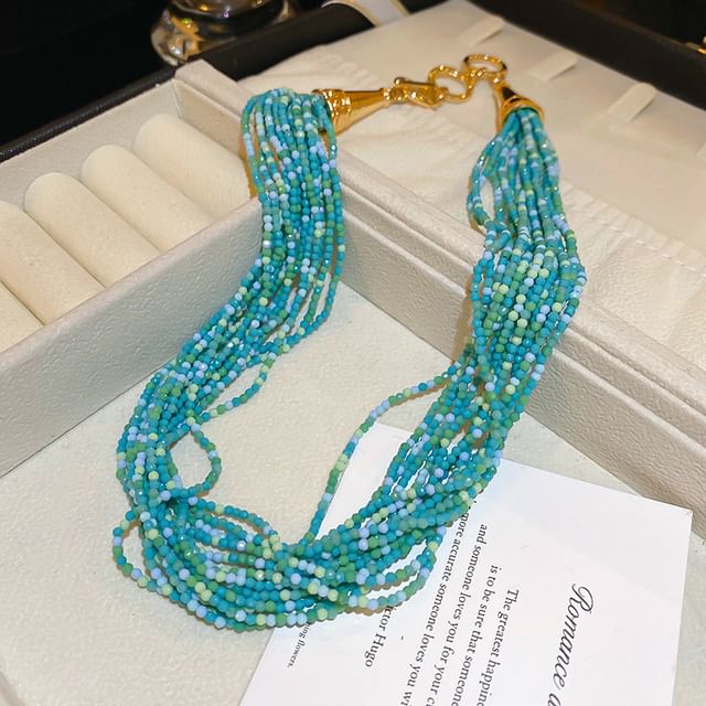 Faux Necklace Designs) Gemstone / Alloy (Various