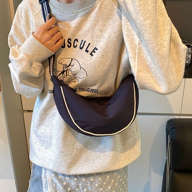 Contrast Trim Bag Crossbody