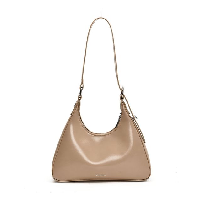 Leather Lettering Bag Tote Faux