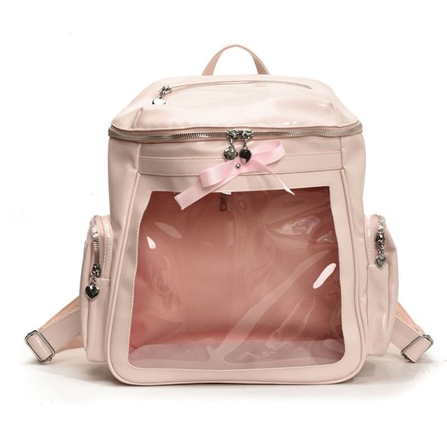 Panel Multi-Pocket PVC Backpack