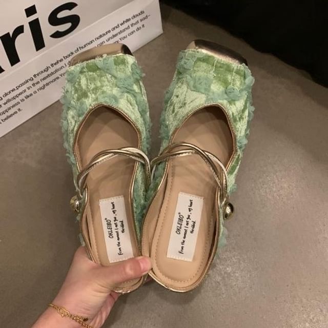 Mules Jane Toe Mary Cap