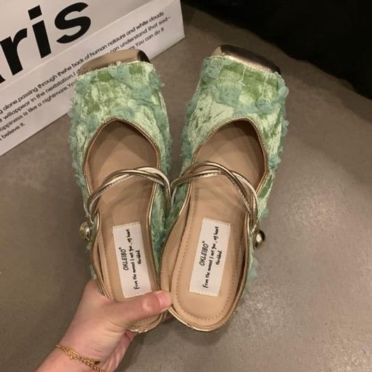 Mules Jane Toe Mary Cap