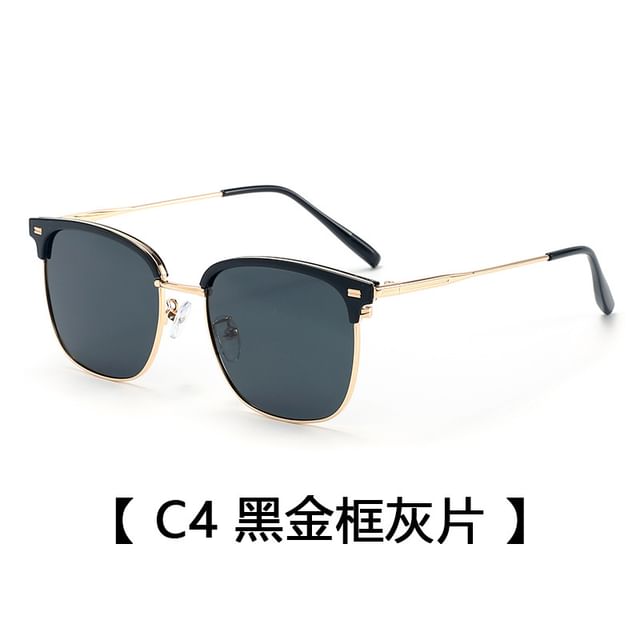 Metal Sunglasses Browline