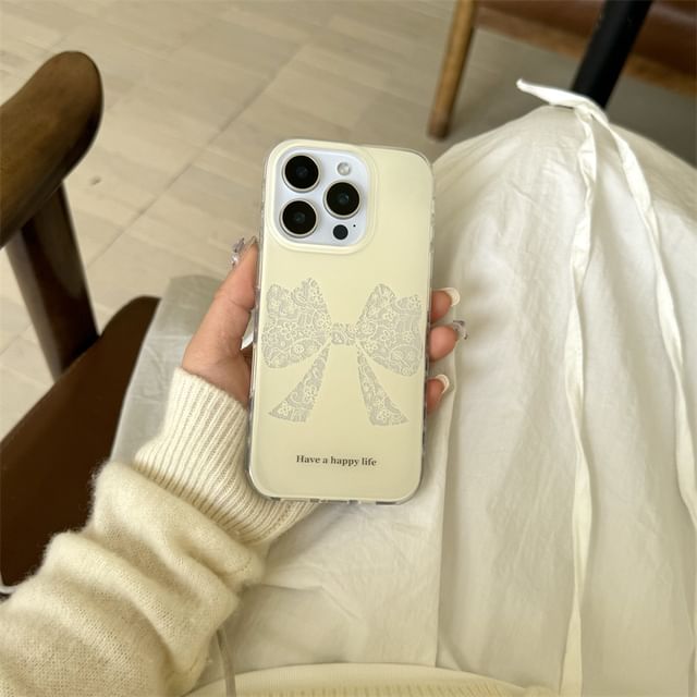 Case Bow Phone Lace