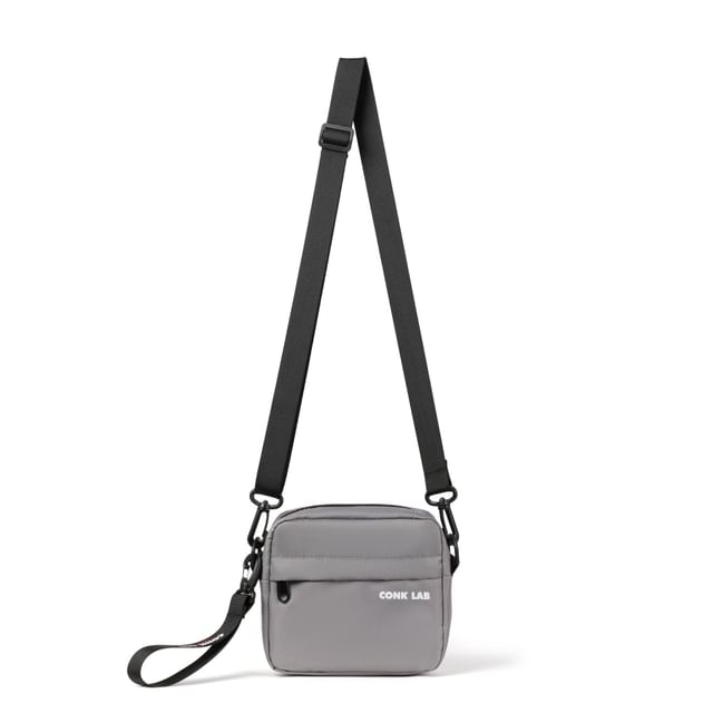 Crossbody Nylon Lettering Bag Print