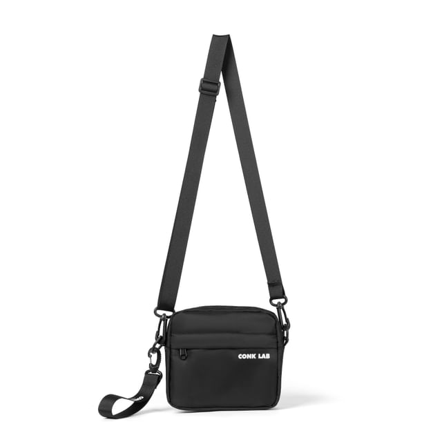 Crossbody Nylon Lettering Bag Print