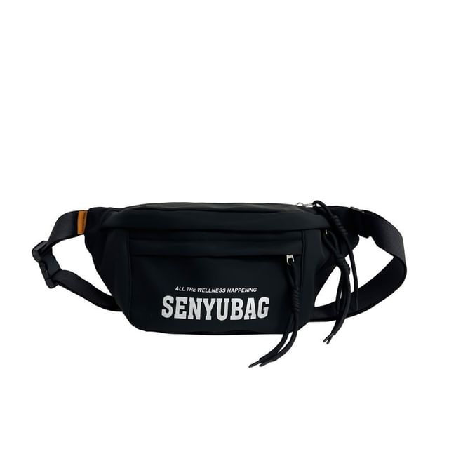 Nylon Bag Belt Print Lettering