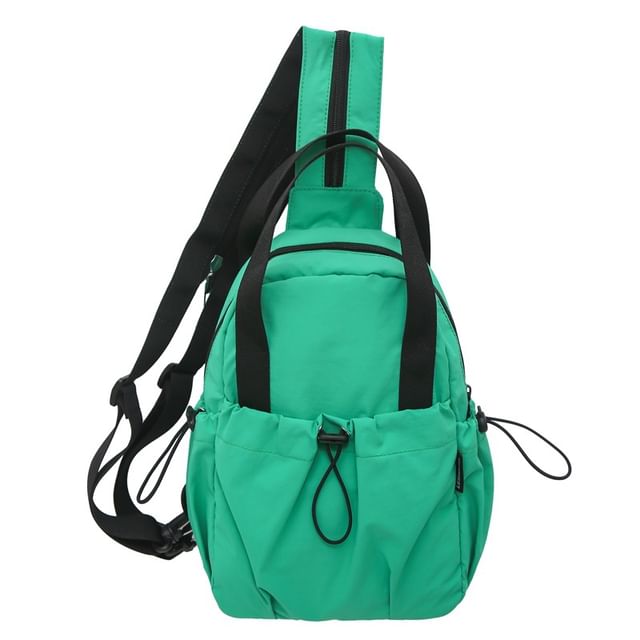 Nylon Plain Drawstring Bag Sling