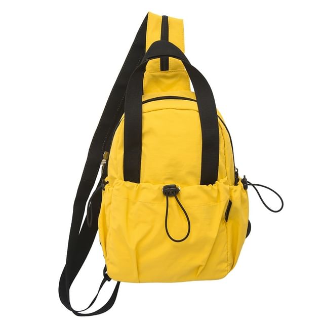 Nylon Plain Drawstring Bag Sling