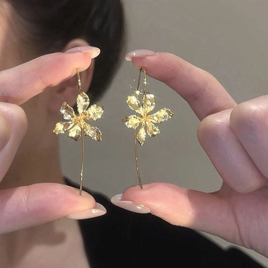 Flower Drop Earring