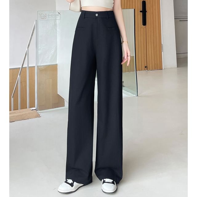 Wide Designs) Jeans Washed (Various Waist Leg High