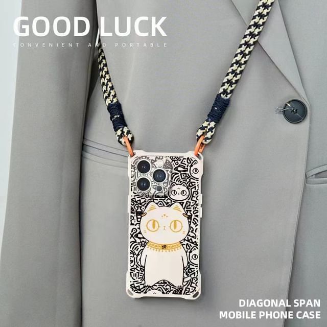 Strap Lanyard Case Phone Set / Cat