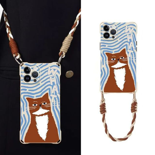 Case Cat Lanyard Set Phone /